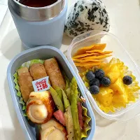 今日のお弁当　長いも肉巻き|みずなさん