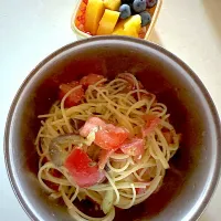 バジルトマト冷製パスタ| みずなさん