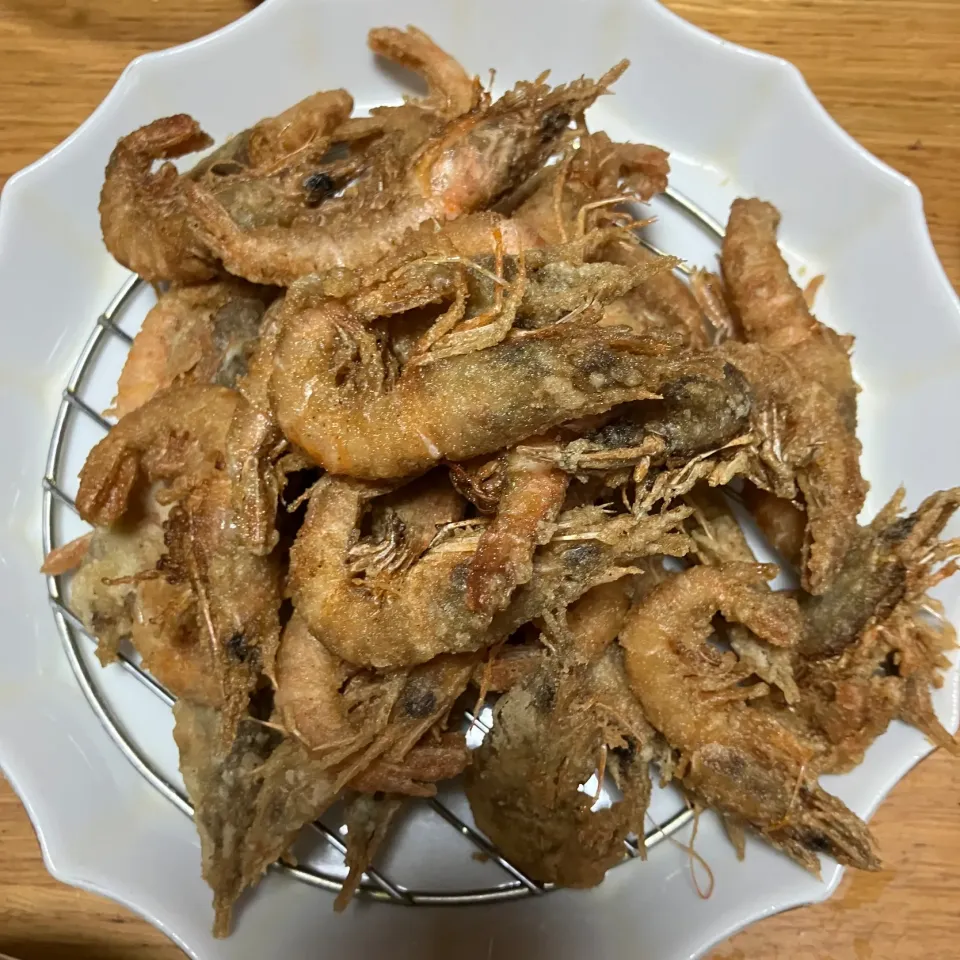 アカエビ唐揚げ|Hideko  Tanakaさん