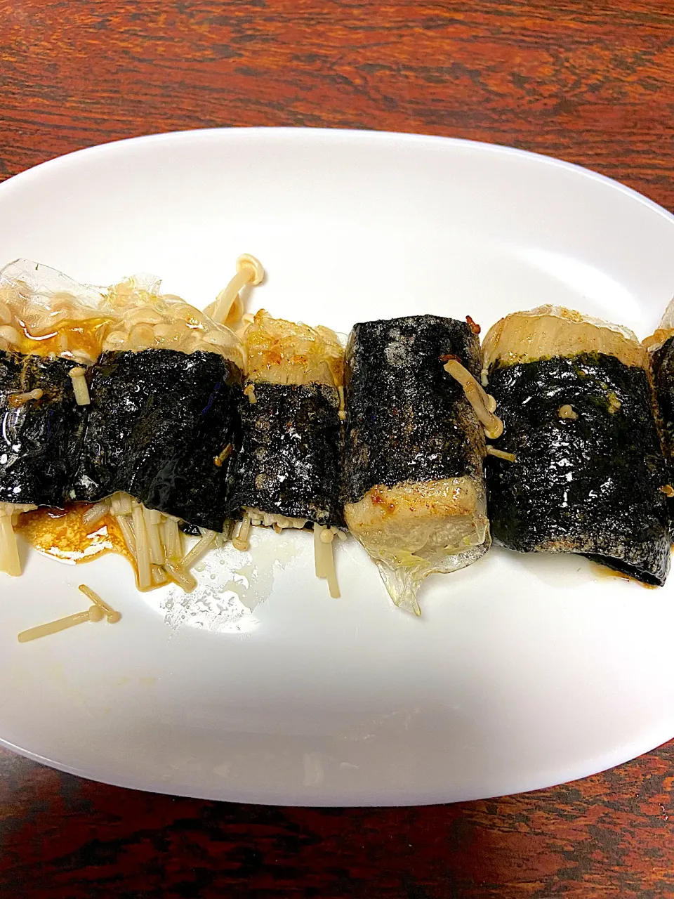 エノキ茸バター醤油炒め|ネコさん