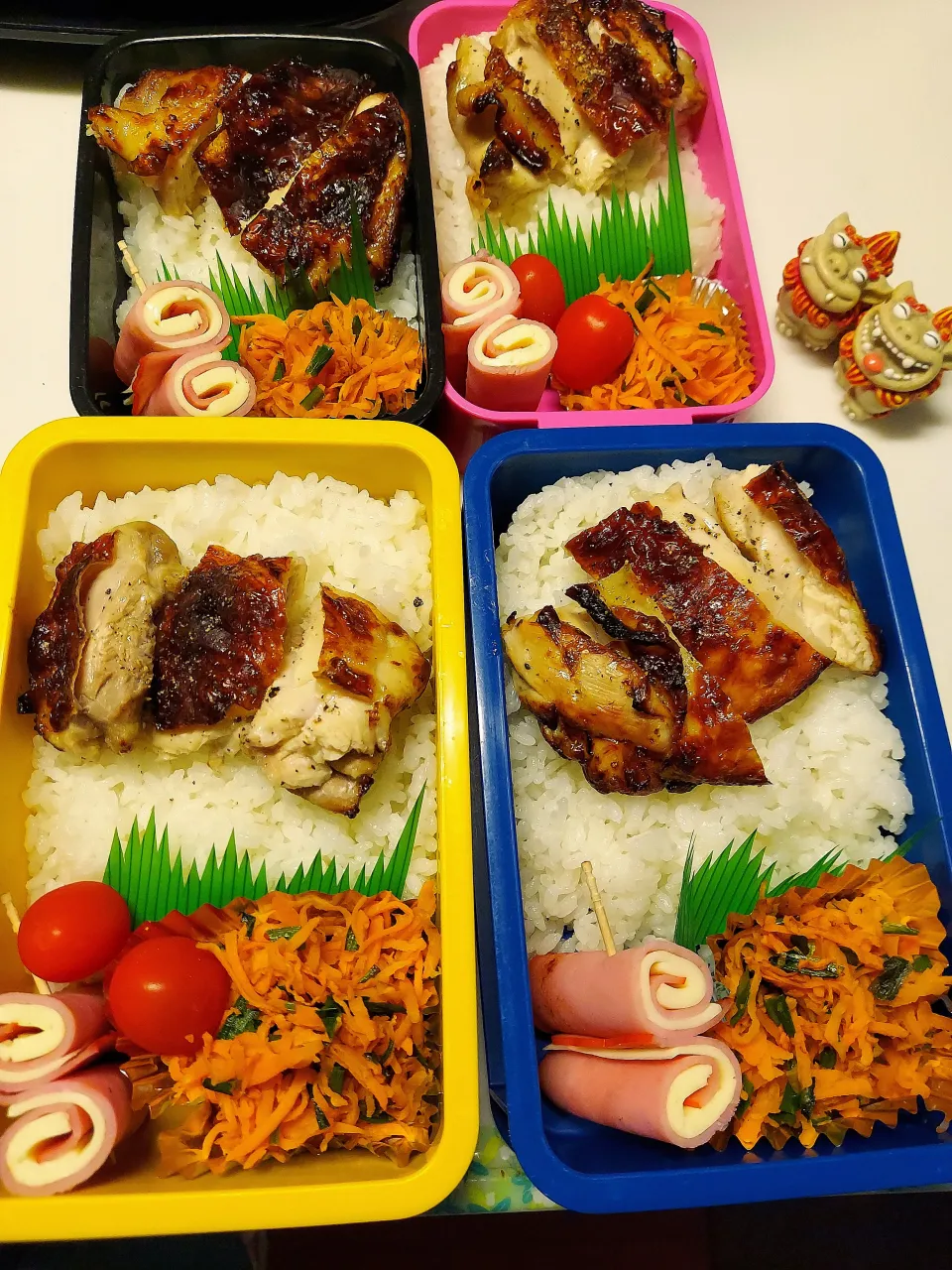 夫弁当､息子弁当､娘弁当､私弁当|みどりさん