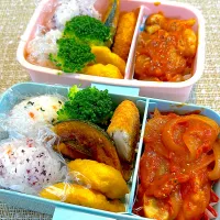 取りのトマト煮込み弁当|ともえもんさん