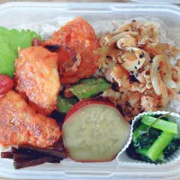 高校生運動部弁当（ご飯380g、ささみソーセージ）|rinchusさん