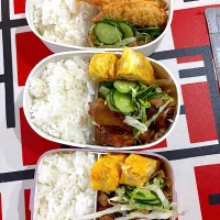 2025/7/24 娘たちと私の弁当|なかみほさん