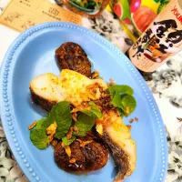 🔷華金だよ！おいしさのみちひらくyoukiの世界バルIN🇻🇳ベトナム～　　　　　　🇻🇳ベトナムの塩で真鱈と☀天日干し🍄どんこのグリル#youkiのワールドバル2025最終回🔷|@きなこさん