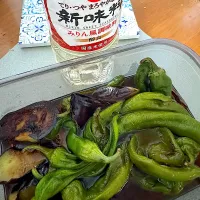 なすと甘唐辛子の揚げ煮浸し|Tomoko  Kawaharaさん