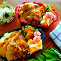 豚生姜焼き弁当✨|さらママさん