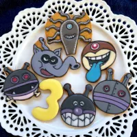 バイキンマンとその仲間たち🦠アイシングクッキー|sen to tenさん