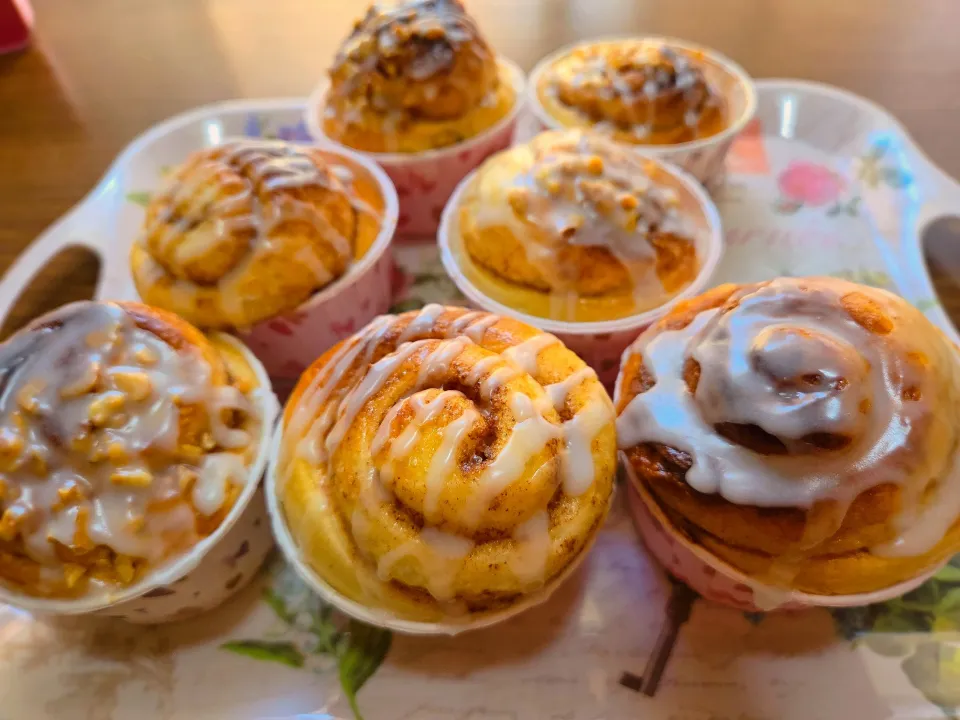 初めてのシナモンロール🔰|chieさん