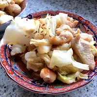 キャベツと鶏胸肉のオイスターソース炒め|ヨウコさん