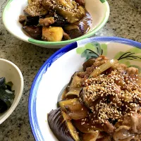 茄子と豚肉の生姜焼き風🍆| ヨウコさん