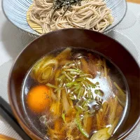 鴨つけ蕎麦×生玉子|morimi32さん