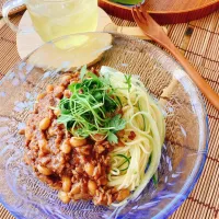清涼感あふれるジャージャー麺|shibababaさん