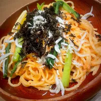 明太子とシラスのスパゲッティ！|Tomyさん