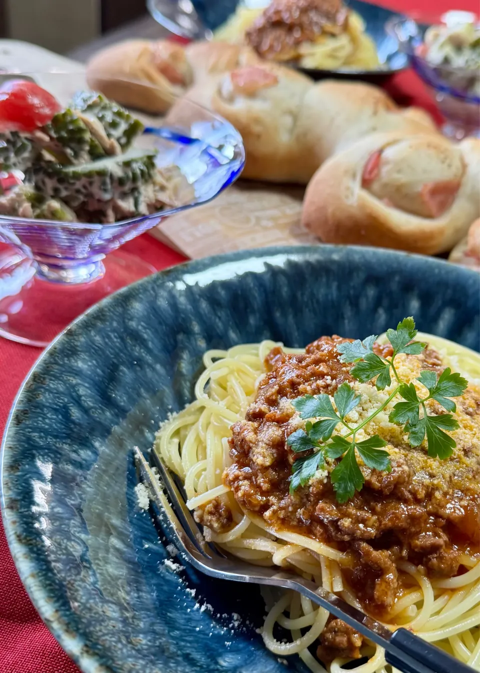 JKランチ ミートソース🍝|富士子🍒🐰🍓さん