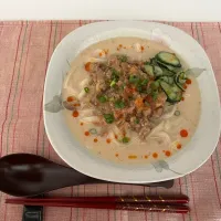 豆乳肉味噌うどん♪|kiyominさん