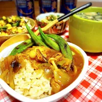 鯖味噌缶＆キムチカリー🍛| tonaさん