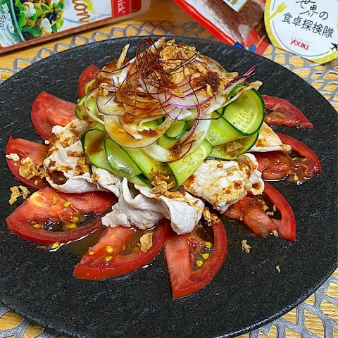 「ＭＣ　フライドオニオン」を使ってみたSnapdishの料理・レシピ写真:華金だよ！おいしさのみちひらくyoukiの世界バル IN 中国🇨🇳
雲白肉（ウンパイロウ）