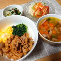 ふわたま洋風豚丼|万葉さん