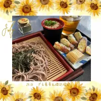ざる蕎麦&磯辺揚げ|いのっちさん