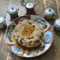 瓜仔肉風 胡瓜の漬物蒸しハンバーグ