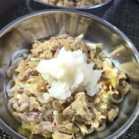 肉おろしぶっかけうどん| テケテケさん