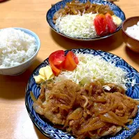 今晩は豚の生姜焼き|こどもおやじさん