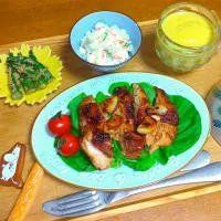 チキンのトマトガーリックソテー🍗| とししいたけさん
