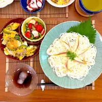 ゴーヤーチャンプルーと素麺で夏ごはん|すずさん