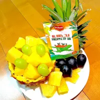 パインオードブル🍍シャインマスカットとナガノパープルを添えて|MASAさん