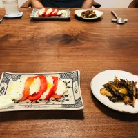 カプレーゼ、舞茸のマリネ|タロッカ主夫見習いさん