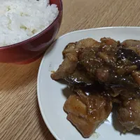 ☆☆鶏肉となすの甘酢がらめ|ひつじ先輩さん