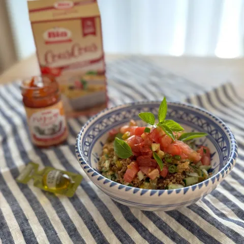 「クスクス　トマト」を使ってみたSnapdishの料理・レシピ写真:クスクスサラダ