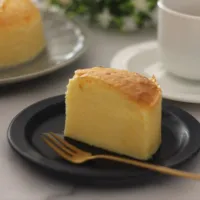 ギリシャヨーグルトで米粉のスフレチーズケーキ