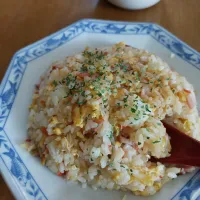 こんぶ茶で味つけしたチャーハン|shimarirsさん