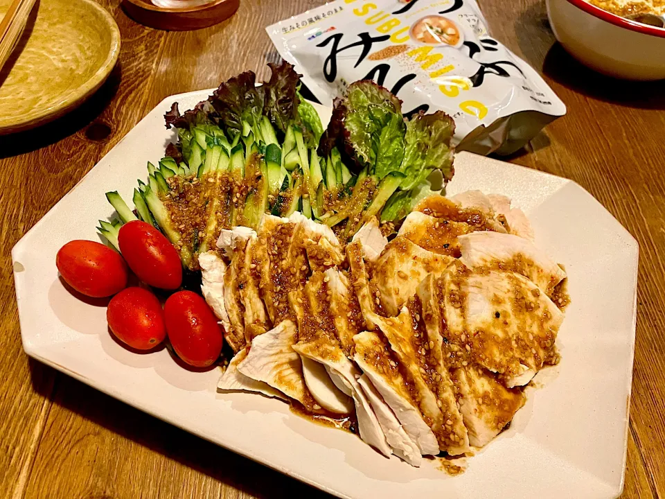 つぶみそ入りのよだれ鶏 🐓🥢|sato*さん