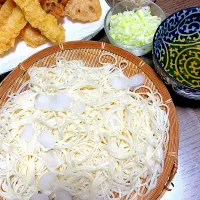 天ぷら🍤冷やし麺|コマツ菜さん