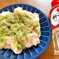 むね肉で牛タン風|ピンキーさん