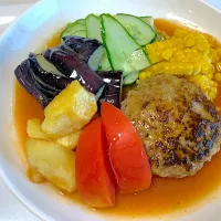 デミグラスハンバーグ定食|小林順子Ayumu1988さん