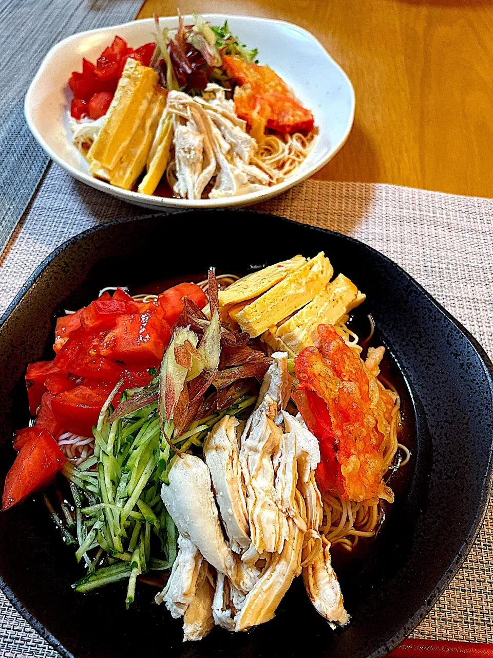 ピリ辛つゆで具沢山ぶっかけそうめん|Mikaさん