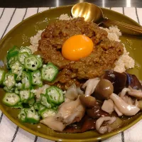 夏の玄米キーマカレー|みりさん
