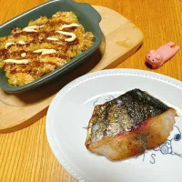 お魚屋ベンちゃんで買った｢塩になってるかつお｣🐟
揚げるのやめて｢スコップコロッケ｣| naoさん