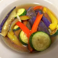 夏野菜の揚げ浸し|アラサーOL腸活中！！さん