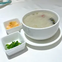 Pork and century egg congee|skyblueさん