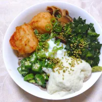 7/26の夕食
ねばねばぶっかけ蕎麦|卯月さん