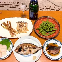 ちこ鯛塩焼き&ぶり照り焼き|マイさん