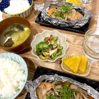 しゃけのホイル焼き🐟|dannagayasetaさん