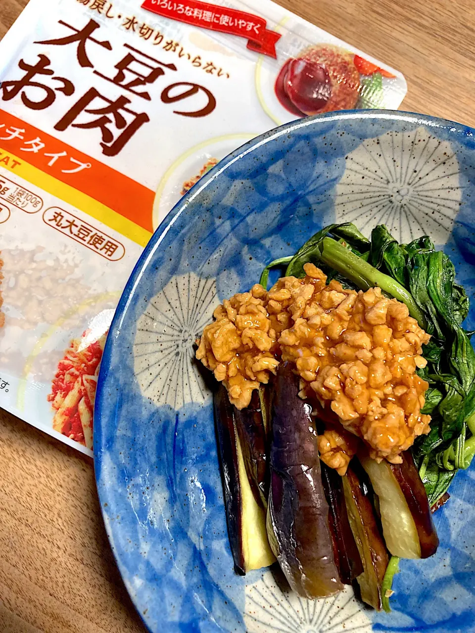 大豆のお肉で餡掛け夏野菜|やぁさん