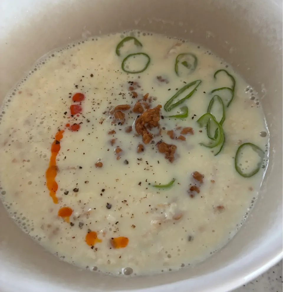 つぶみそと大豆のお肉で鹹豆漿（シェントウジャン）|yunyunさん