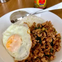 パッ ガパオ ムー　バジルと挽肉炒めご飯|MASAさん